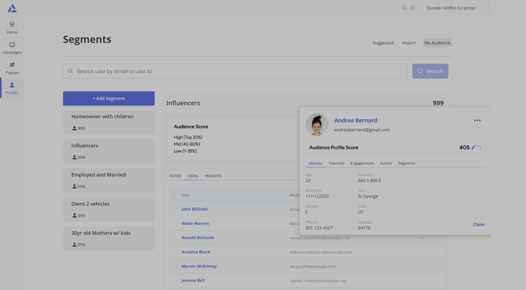 Segment your Audience